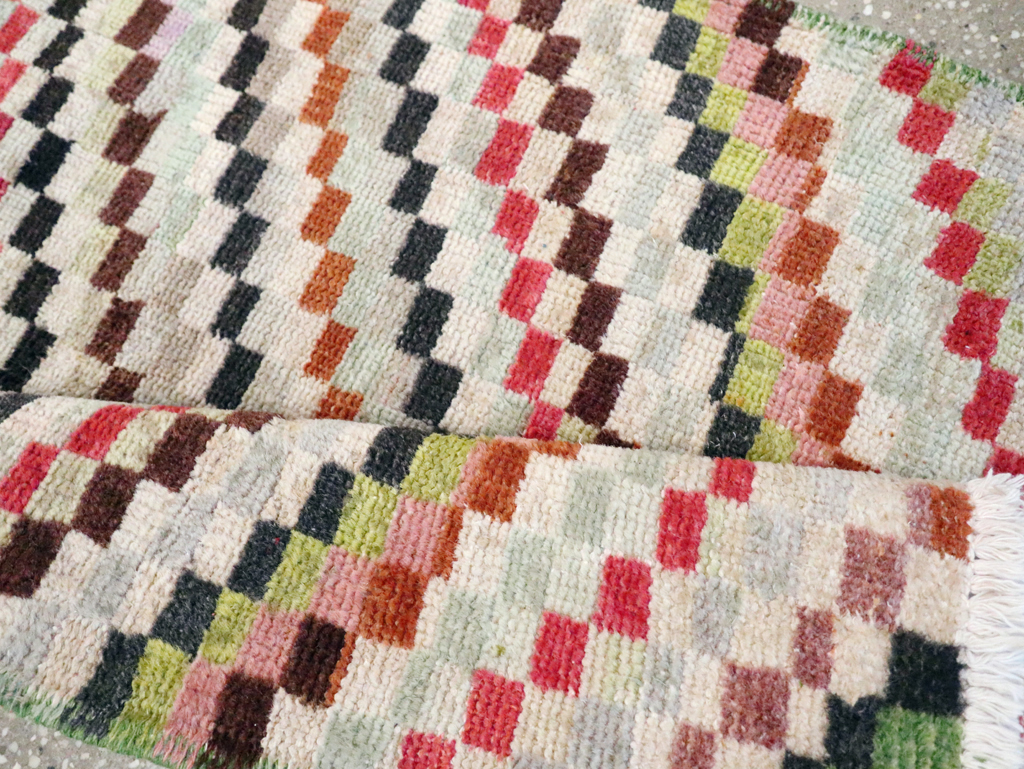 Vintage Deco Style Anatolian Rug, No.20808 - Gsblank