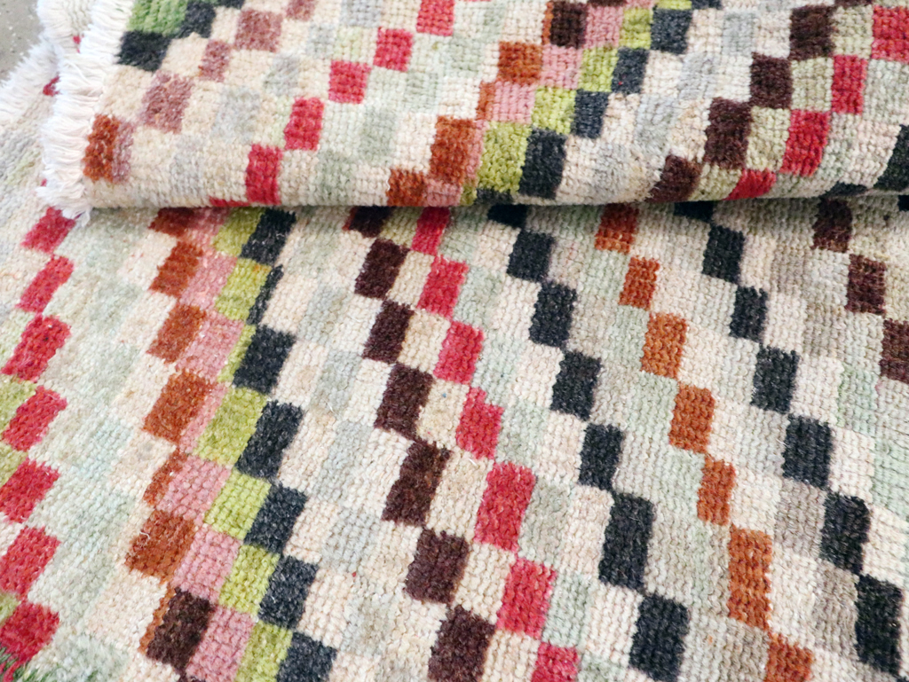 Vintage Deco Style Anatolian Rug, No.20808 - Gsblank