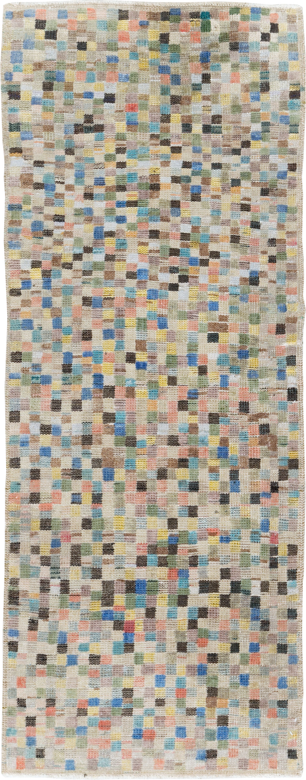Vintage Turkish Anatolian Throw Rug, No.20811 - Gsblank