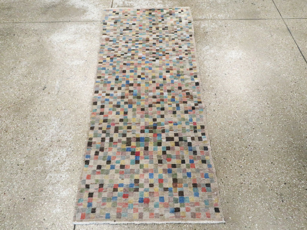 Vintage Turkish Anatolian Throw Rug, No.20811 - Gsblank