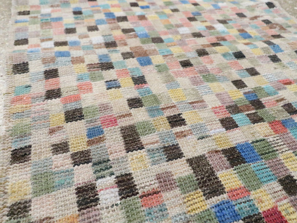 Vintage Turkish Anatolian Throw Rug, No.20811 - Gsblank