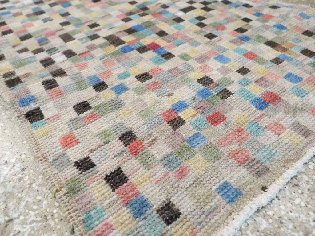 Vintage Turkish Anatolian Throw Rug, No.20811 - Gsblank