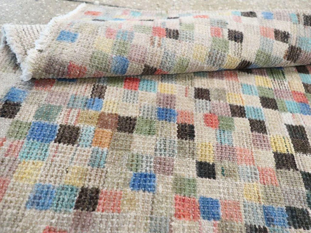 Vintage Turkish Anatolian Throw Rug, No.20811 - Gsblank