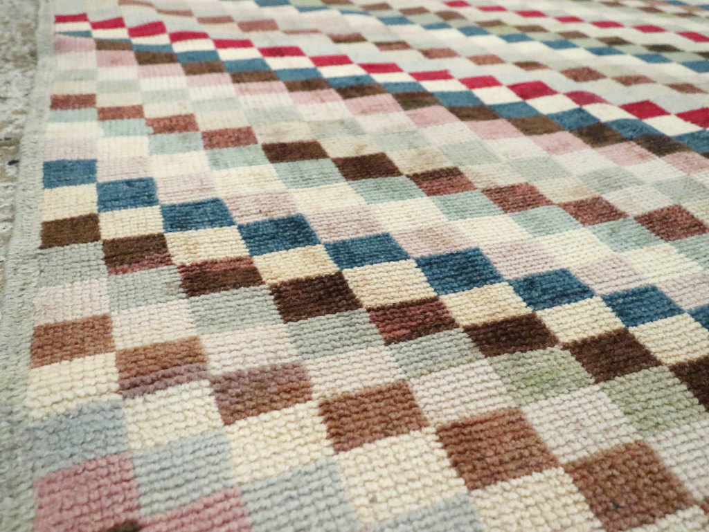 Vintage Turkish Anatolian Distressed Rug, No.20830 - Gsblank