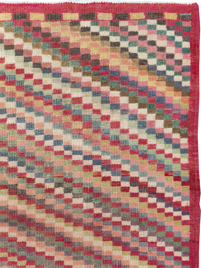 Vintage Turkish Anatolian Throw Rug, No.20843 - Gsblank