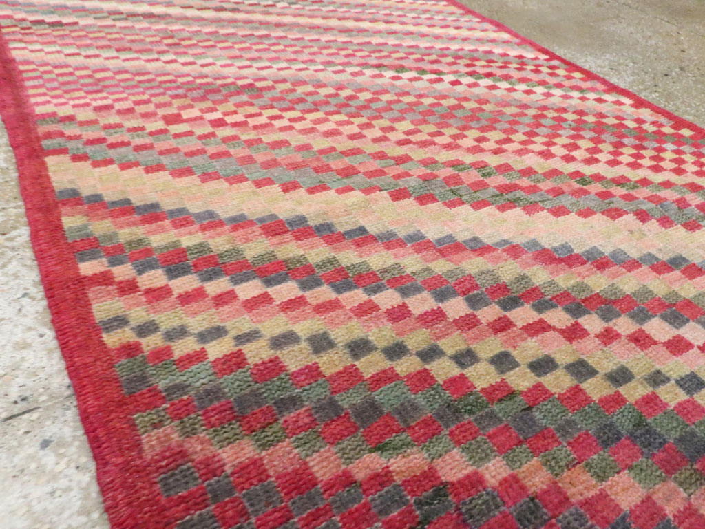 Vintage Turkish Anatolian Throw Rug, No.20843 - Gsblank