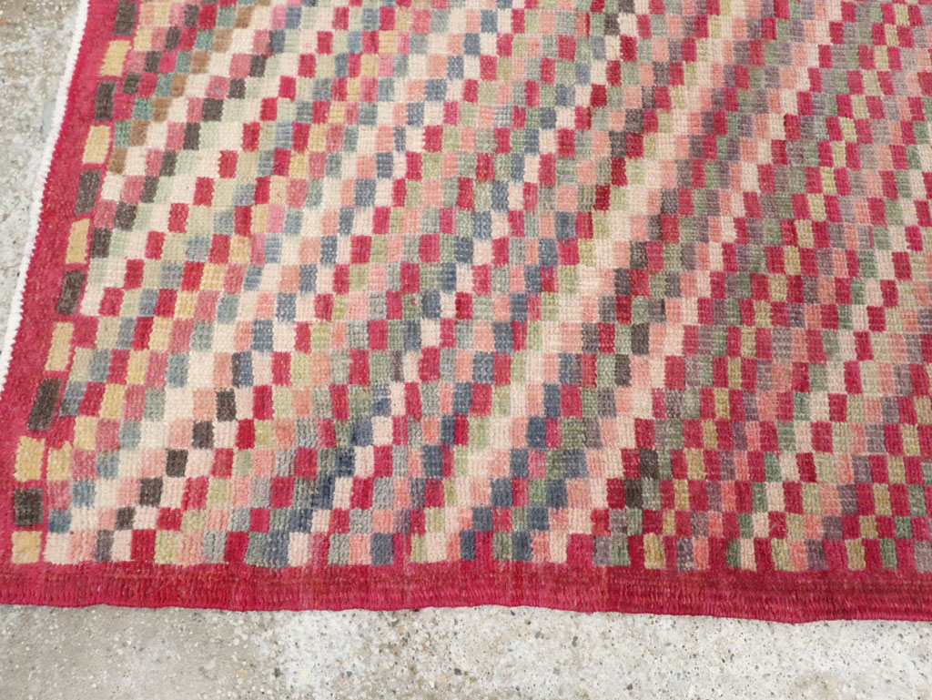 Vintage Turkish Anatolian Throw Rug, No.20843 - Gsblank