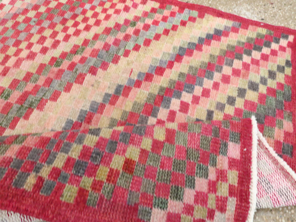 Vintage Turkish Anatolian Throw Rug, No.20843 - Gsblank