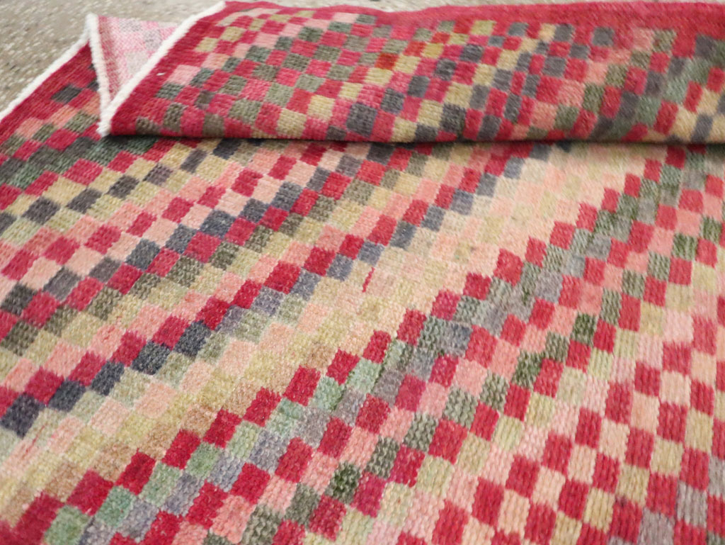 Vintage Turkish Anatolian Throw Rug, No.20843 - Gsblank