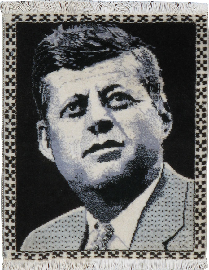 Vintage Persian Tabriz Pictorial Rug, No.20905 - Gsblank