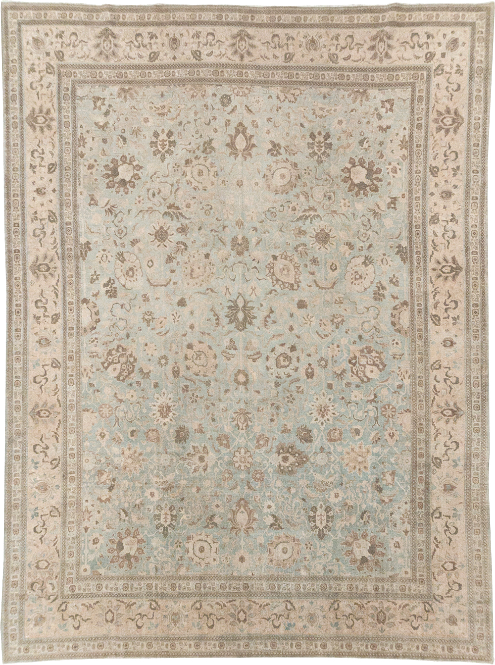 Antique Persian Tabriz Room Size Carpet, No.20909 - Gsblank