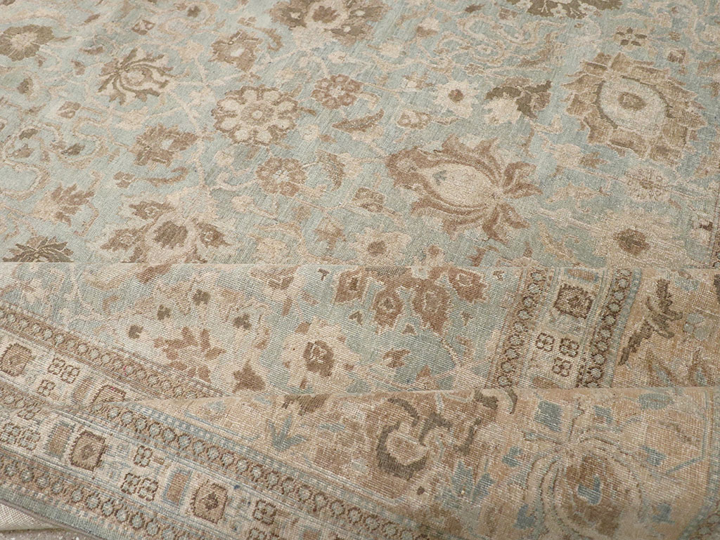 Antique Persian Tabriz Room Size Carpet, No.20909 - Gsblank
