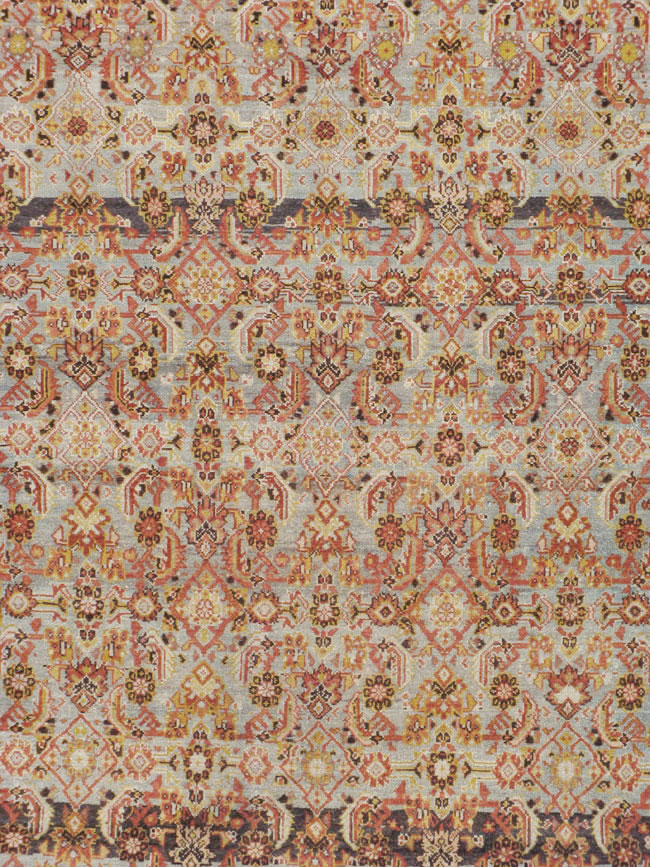 Vintage Persian Malayer Wide Gallery Runner, No.20911 - Gsblank