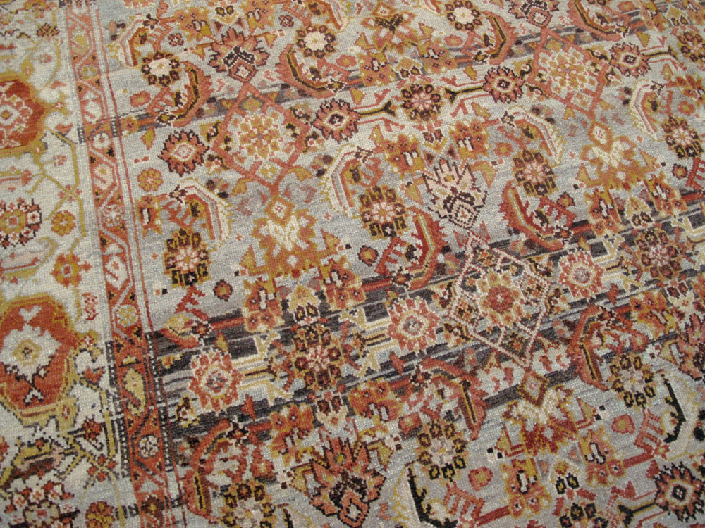 Vintage Persian Malayer Wide Gallery Runner, No.20911 - Gsblank