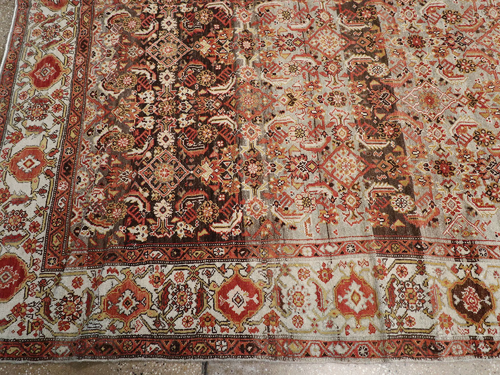 Vintage Persian Malayer Wide Gallery Runner, No.20911 - Gsblank