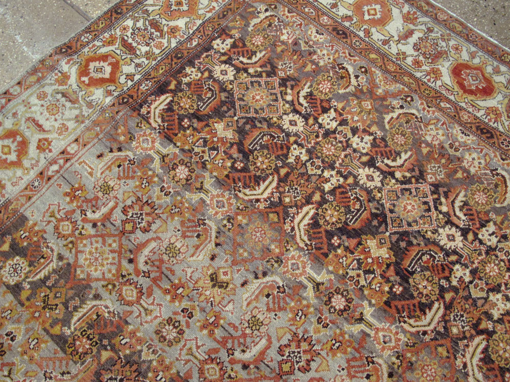 Vintage Persian Malayer Wide Gallery Runner, No.20911 - Gsblank