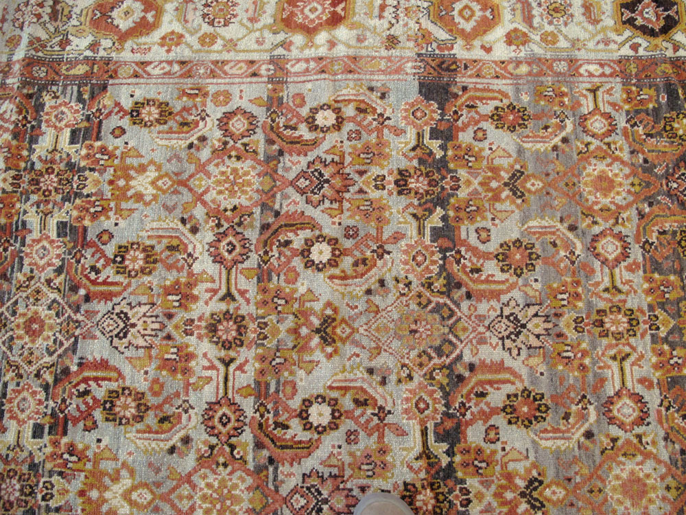 Vintage Persian Malayer Wide Gallery Runner, No.20911 - Gsblank