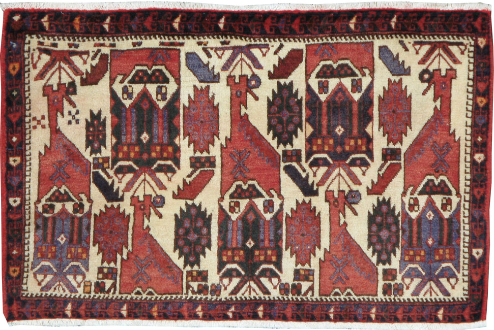 Vintage Persian Afshar Rug, No.20916 - Gsblank