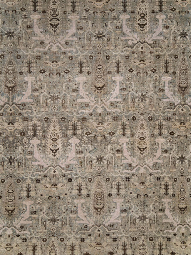 Antique Persian Tabriz Large Room Size Carpet, No.20921 - Gsblank