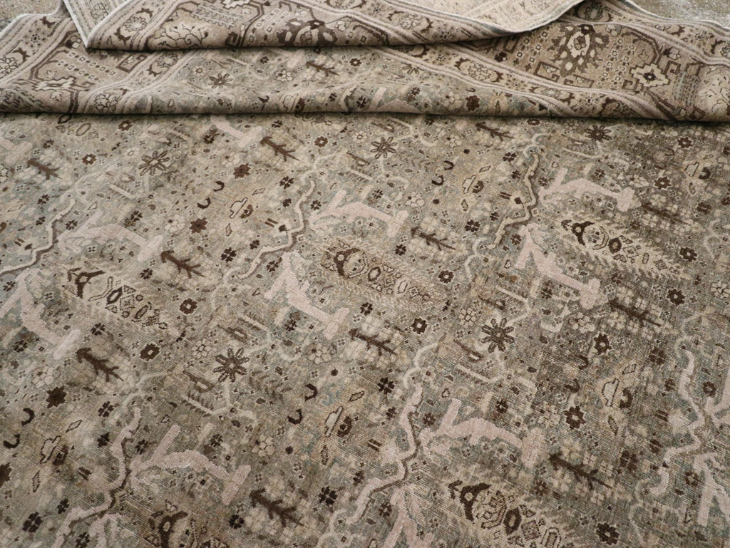 Antique Persian Tabriz Large Room Size Carpet, No.20921 - Gsblank