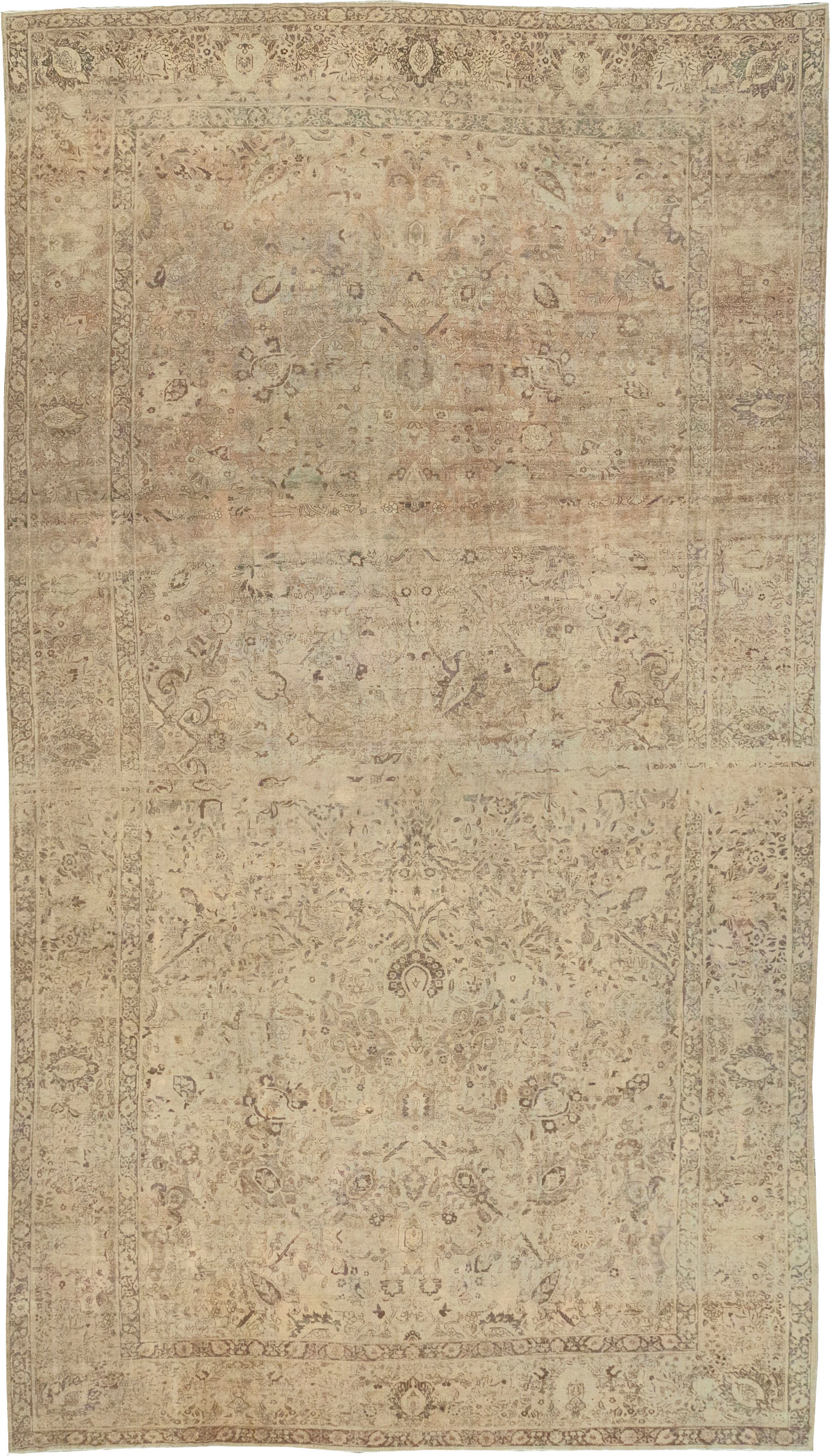 Antique Persian Tabriz Oversize Carpet, No.20929 - Gsblank