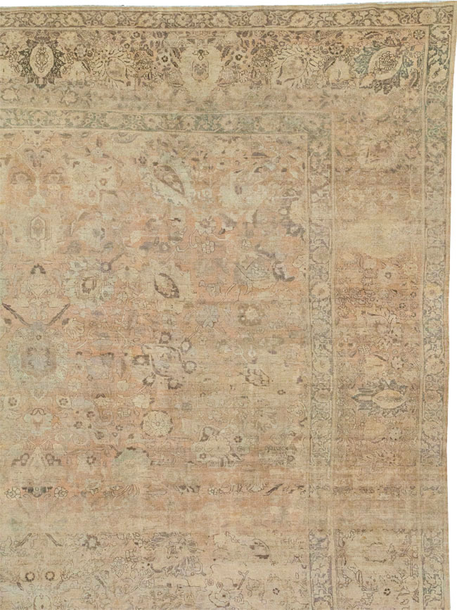 Antique Persian Tabriz Oversize Carpet, No.20929 - Gsblank