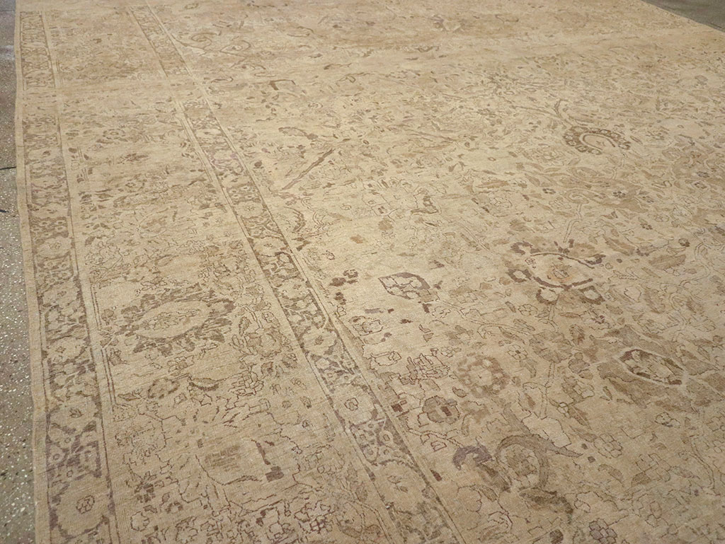 Antique Persian Tabriz Oversize Carpet, No.20929 - Gsblank