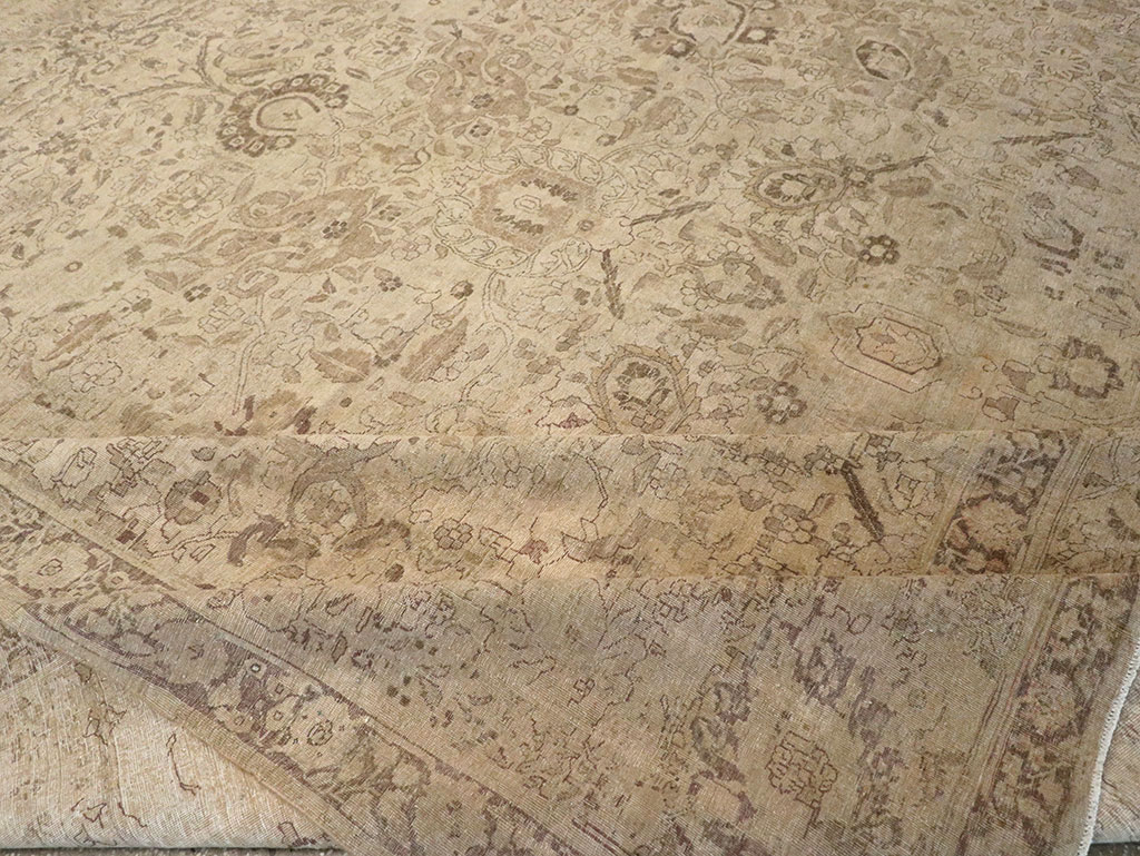 Antique Persian Tabriz Oversize Carpet, No.20929 - Gsblank