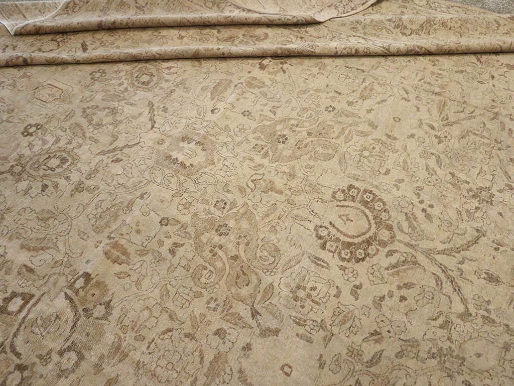 Antique Persian Tabriz Oversize Carpet, No.20929 - Gsblank