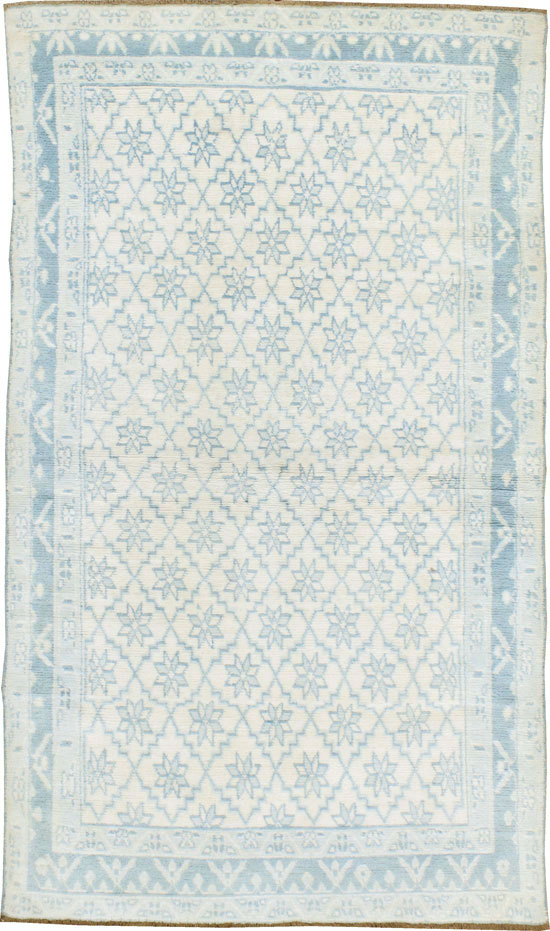 Vintage Indian Cotton Agra Rug, No.20934 - Gsblank