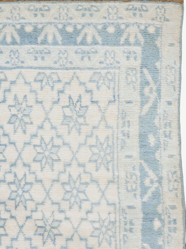 Vintage Indian Cotton Agra Rug, No.20934 - Gsblank