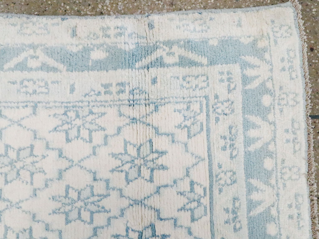 Vintage Indian Cotton Agra Rug, No.20934 - Gsblank