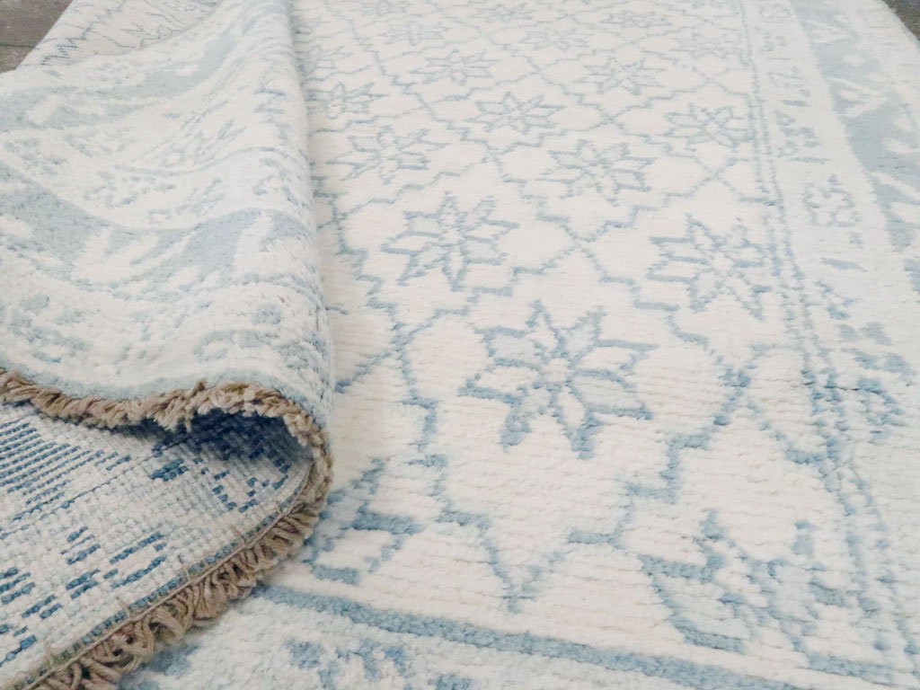 Vintage Indian Cotton Agra Rug, No.20934 - Gsblank