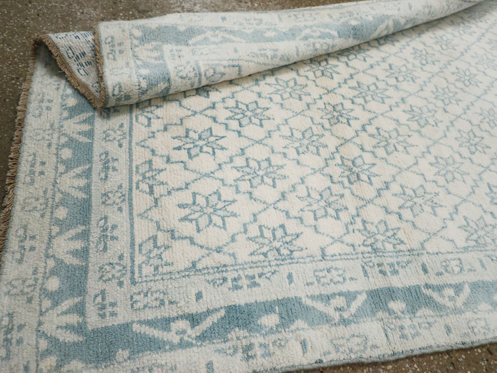 Vintage Indian Cotton Agra Rug, No.20934 - Gsblank