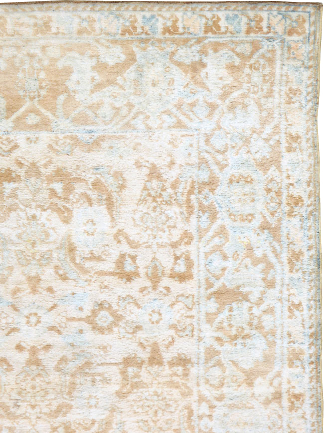 Vintage Indian Cotton Agra Rug, No.20938 - Gsblank