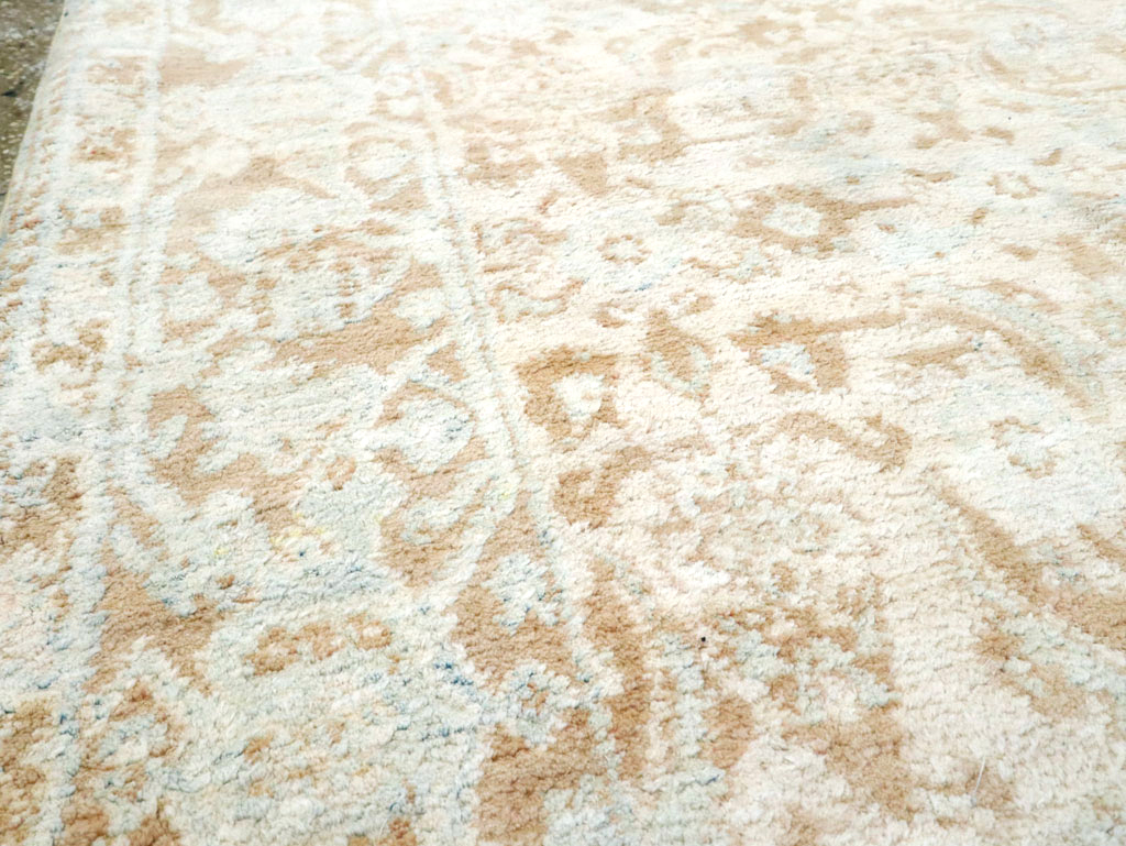 Vintage Indian Cotton Agra Rug, No.20938 - Gsblank