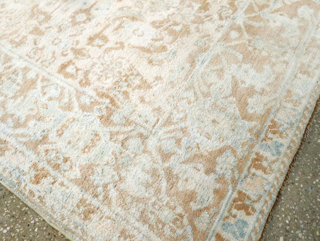 Vintage Indian Cotton Agra Rug, No.20938 - Gsblank