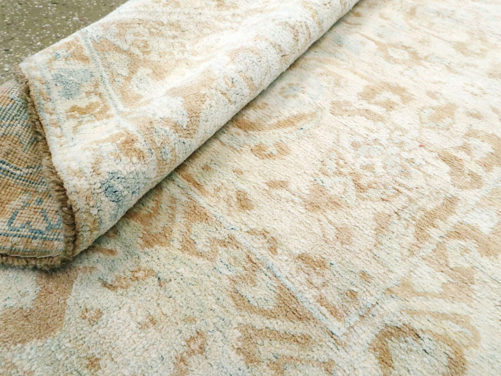 Vintage Indian Cotton Agra Rug, No.20938 - Gsblank