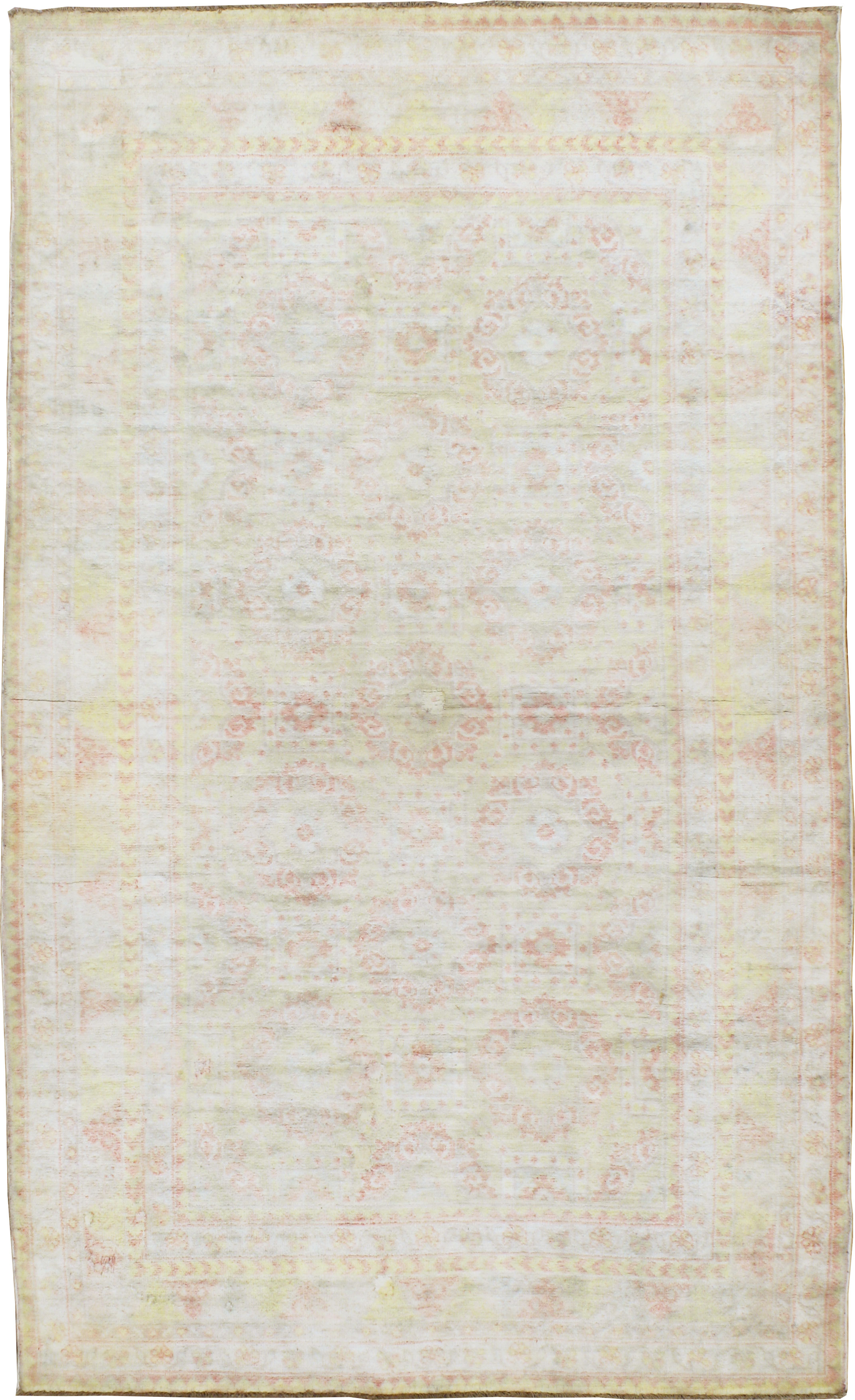 Vintage Indian Cotton Agra Rug, No.20944 - Gsblank