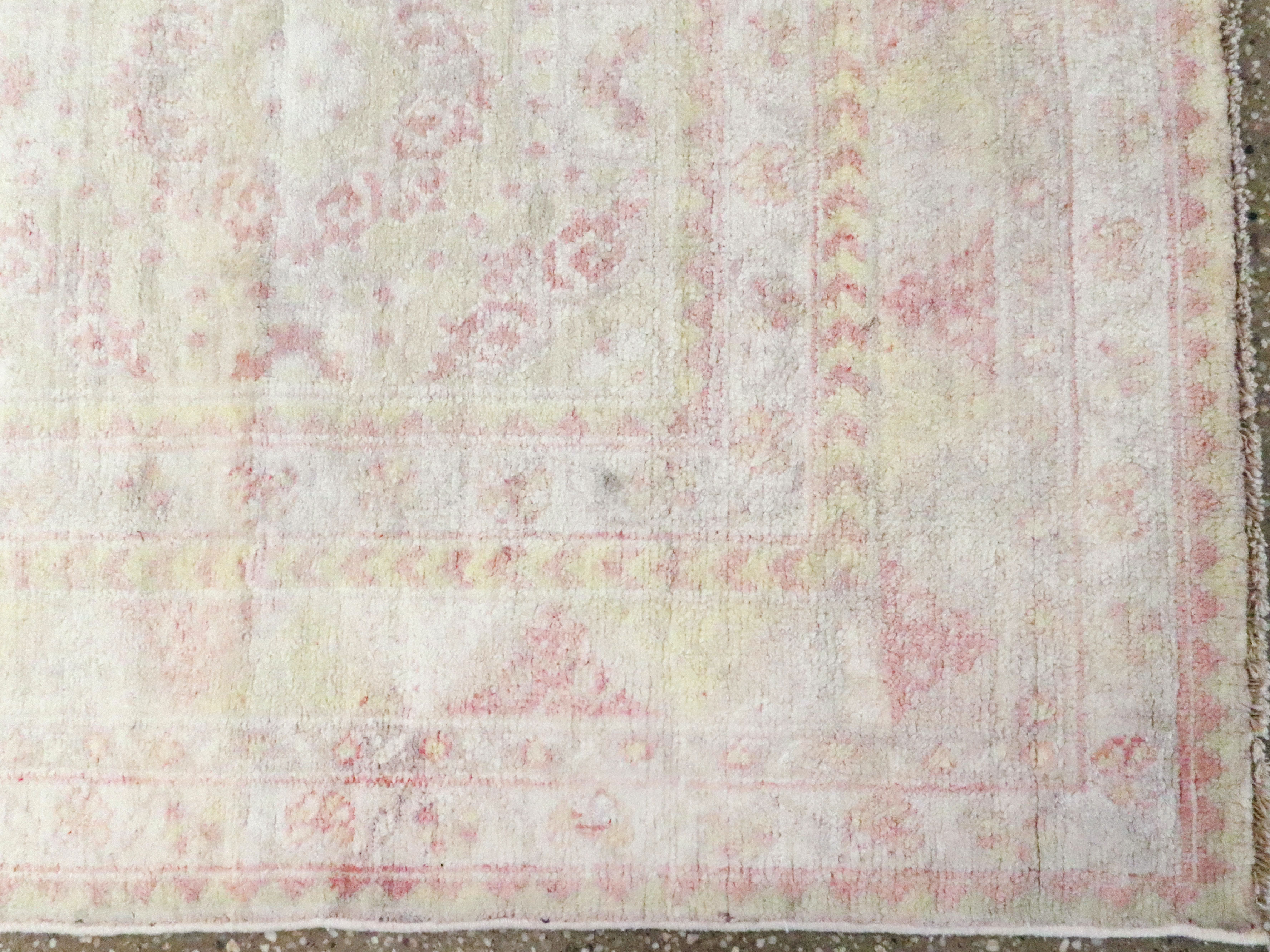 Vintage Indian Cotton Agra Rug, No.20944 - Gsblank