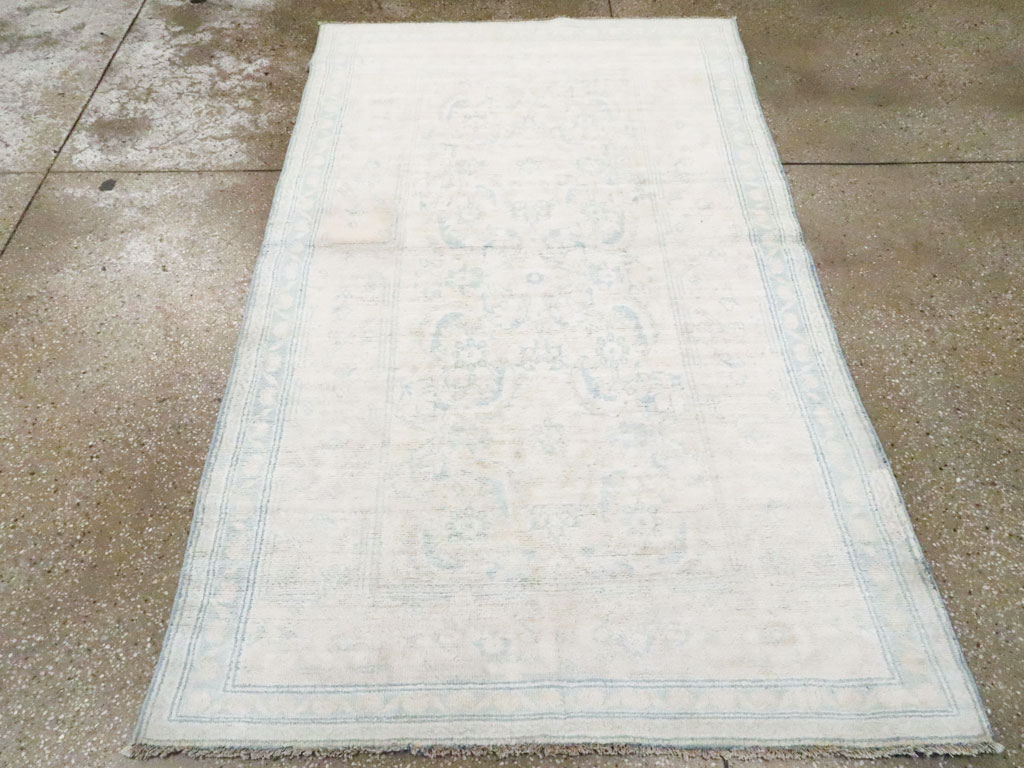 Vintage Indian Cotton Agra Rug, No.20945 - Gsblank