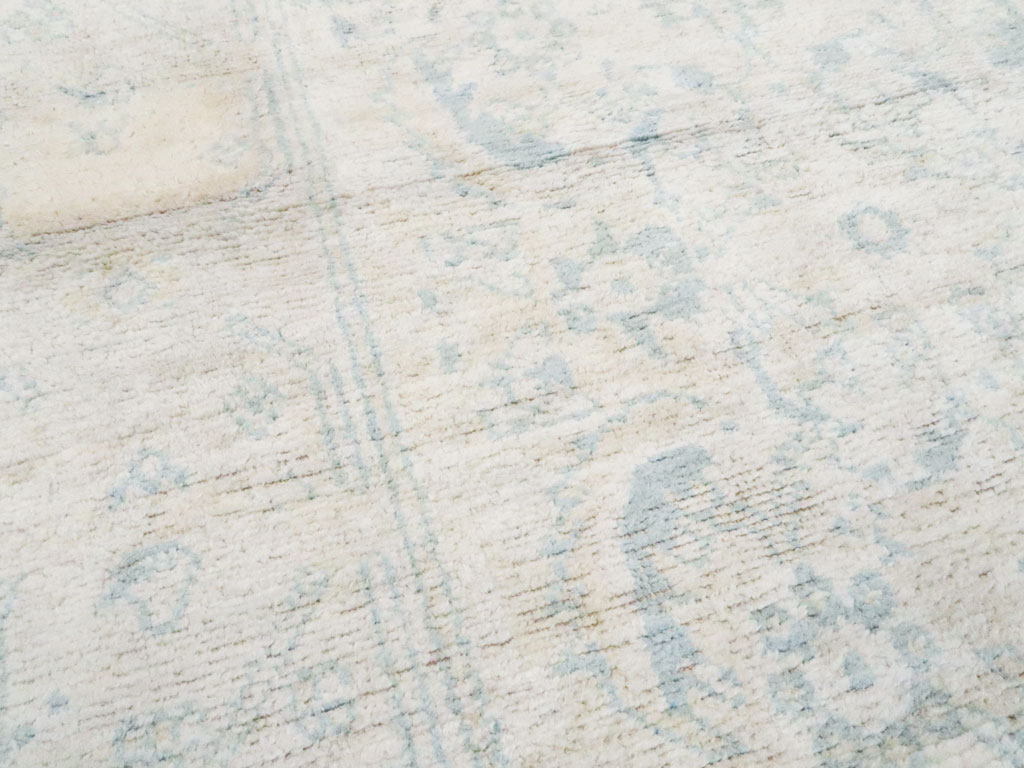 Vintage Indian Cotton Agra Rug, No.20945 - Gsblank