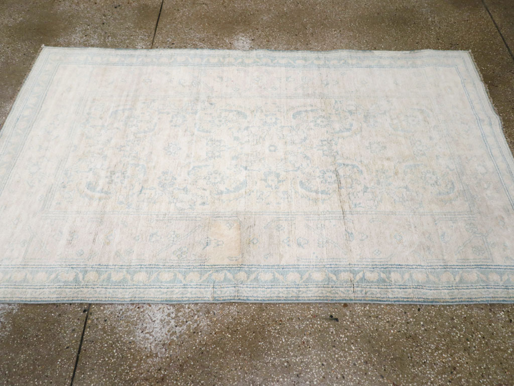 Vintage Indian Cotton Agra Rug, No.20945 - Gsblank