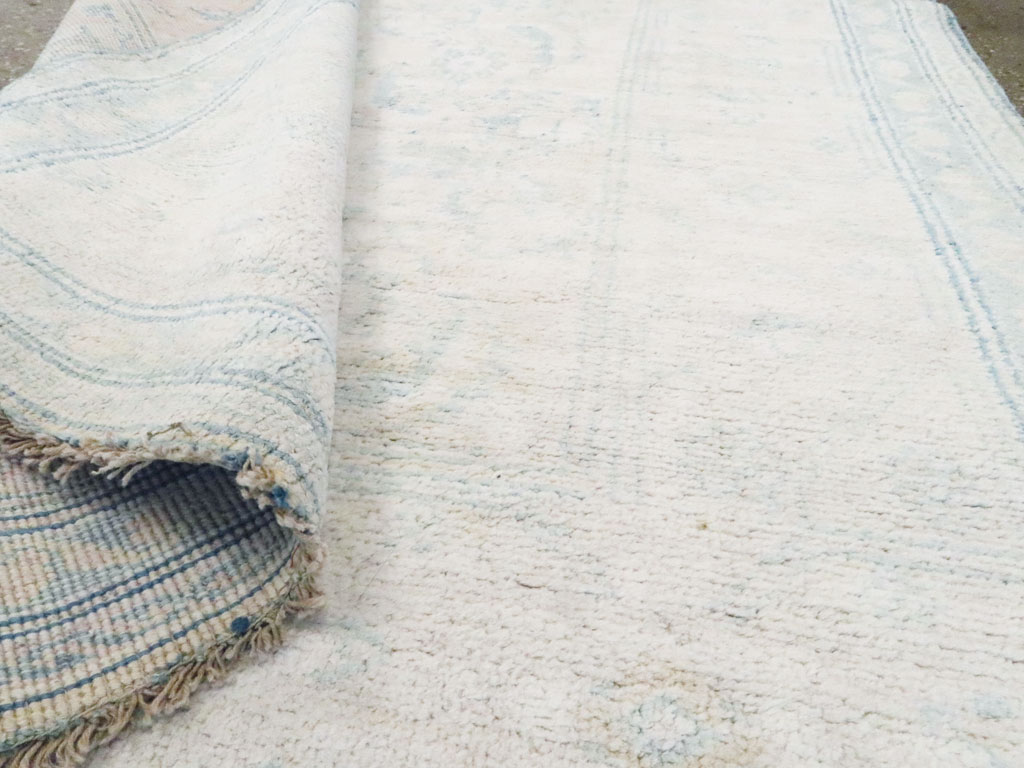 Vintage Indian Cotton Agra Rug, No.20945 - Gsblank