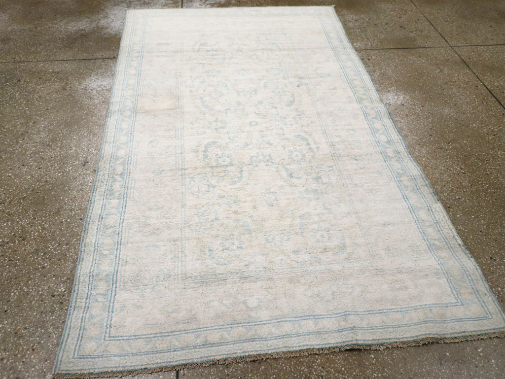 Vintage Indian Cotton Agra Rug, No.20945 - Gsblank