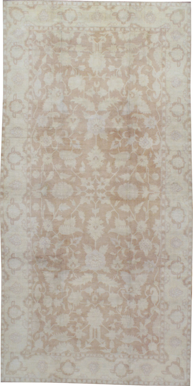 Vintage Indian Cotton Agra Carpet, No.20947 - Gsblank