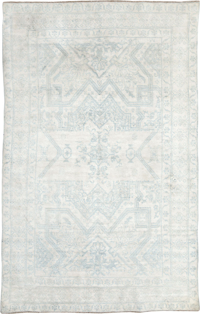 Vintage Indian Cotton Agra Rug, No.20949 - Gsblank