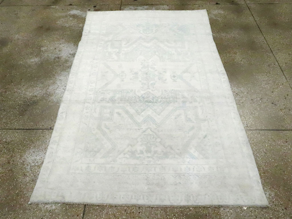 Vintage Indian Cotton Agra Rug, No.20949 - Gsblank