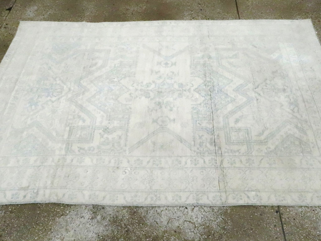 Vintage Indian Cotton Agra Rug, No.20949 - Gsblank
