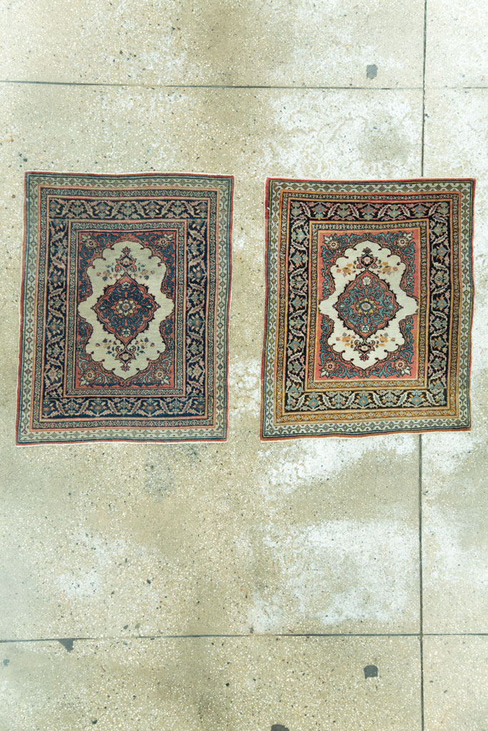 Antique Persian Tabriz Haji Jalili Rug (Pair: 1 of 2), No.20960 - Gsblank